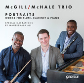 Album artwork for Portraits: Works for Flute, Clarinet & Piano