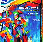 Album artwork for Szymanowski & Bacewicz: String Quartets