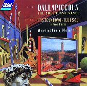 Album artwork for Castelnuovo-Tedesco & Dallapiccola: Solo Piano Mus