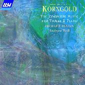 Album artwork for Korngold: Complete Music for Violin & Piano