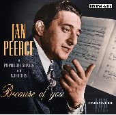 Album artwork for Jan Peerce : BECAUSE OF YOU