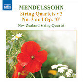 Album artwork for Mendelssohn: String Quartets No.3 & op.'0'