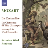 Album artwork for Mozart: Die Zauberflote arr. for wind ensemble