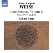 Album artwork for WEISS : LUTE SONATAS, VOLUME 8