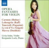 Album artwork for Opera Fantasies for Violin / Sohn, Loeb, Nuttall