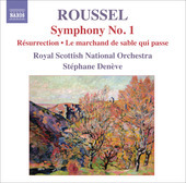 Album artwork for Roussel: Symphony no. 1 / Deneve