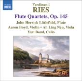 Album artwork for RIES: FLUTE QUARTETS, OP. 145
