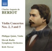 Album artwork for Beriot: Violin Concertos Nos. 2, 3 & 5 (Quint)