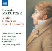 Album artwork for Kreutzer: Violin Concertos nos. 17, 18 and 19