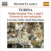 Album artwork for Turina: Violin Sonatas Nos. 1 & 2 / Leon