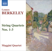 Album artwork for BERKELEY: STRING QUARTETS NOS. 1-3