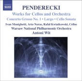 Album artwork for Penderecki: Works for Cello and Orchestra