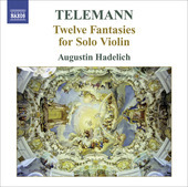 Album artwork for Telemann: Twelve Fantasies for Solo Violin