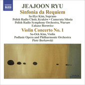 Album artwork for Jeajoon Ryu: Sinfonia da Requiem / Violin Concerto