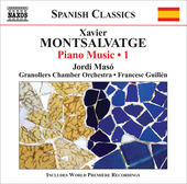 Album artwork for Montsalvatge: Piano Music vol. 1 (Maso)