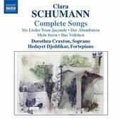 Album artwork for Clara Schumann: Complete Songs (Craxton)