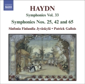 Album artwork for Haydn: Symphonies Vol. 33 (25, 42, 65) (Gallois)