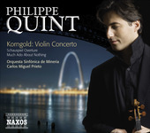 Album artwork for Korngold: Violin Concerto / Quint