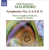 Album artwork for Malipiero: Symphonies nos. 5, 6, 8 & 11