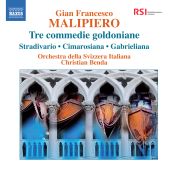 Album artwork for Malipiero: Tre commedie goldoniane