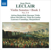 Album artwork for Jean-Marie Leclair: Violin Sonatas, Book 1