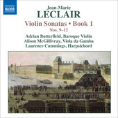 Album artwork for Jean-Marie Leclair: Violin Sonatas Book 1