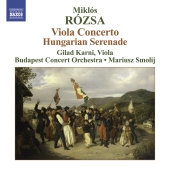 Album artwork for Rozsa: Viola Concerto, Hungarian Serenade (Smolij)
