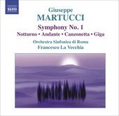 Album artwork for Martucci: Symphony No. 1