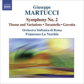 Album artwork for Martucci: Symphony no. 2