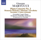 Album artwork for Martucci: Complete Orchestral Music Vol. 4 - Piano