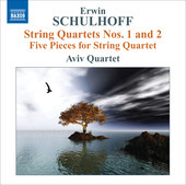 Album artwork for Schulhoff: String Quartets nos. 1 and 2