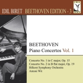 Album artwork for Beethoven: Piano Concertos Vol. 1 (Biret)