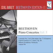 Album artwork for Beethoven: Piano Concertos Vol. 3 - Biret
