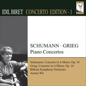 Album artwork for Schumann / Grieg: Piano Concertos  (Biret)