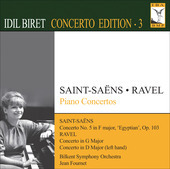 Album artwork for Saint-Saens / Ravel: Piano Concertos (Biret)