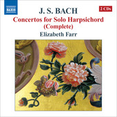 Album artwork for Bach: Complete Concertos for Solo Harpsichord