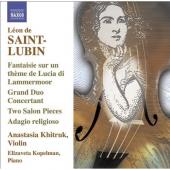 Album artwork for Saint-Lubin: Works for Violin Vol. 1