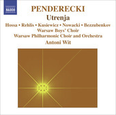 Album artwork for Penderecki: Utrenja