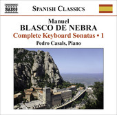 Album artwork for Blasco de Nebra: Complete Keyboard Sonatas 1
