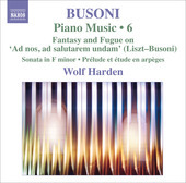 Album artwork for Busoni: Piano Music vol. 6