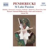 Album artwork for Penderecki: ST. LUKE PASSION