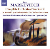 Album artwork for Markevitch: Complete Orchestral Works vol. 2