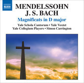 Album artwork for Mendelssohn, Bach: Magnificats in D
