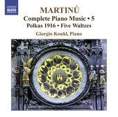 Album artwork for Martinu: Complete Piano Music Vol. 5
