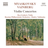 Album artwork for Myaskovsky/Vainberg: Violin Concertos (Grubert)
