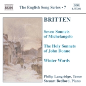 Album artwork for Britten: Seven Sonnets of Michelangelo (Langridge)