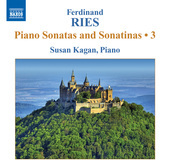Album artwork for Ries: Piano Sonatas and Sonatinas vol. 3