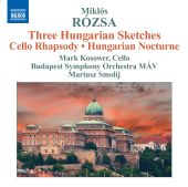 Album artwork for Rozsa: 3 Hungarian Sketches, Cello Rhapsody