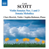 Album artwork for Cyril Scott: Violin Sonatas nos. 1 and 3 / Sonata