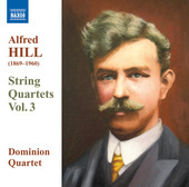 Album artwork for Alfred Hill: String Quartets Vol. 3